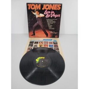 VTG 1969 TOM JONES Live In Las Vegas 12" LP Vinyl (PAS 71031)